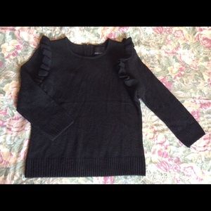 Cynthia Rowley Top w/ ruffled sleeve design